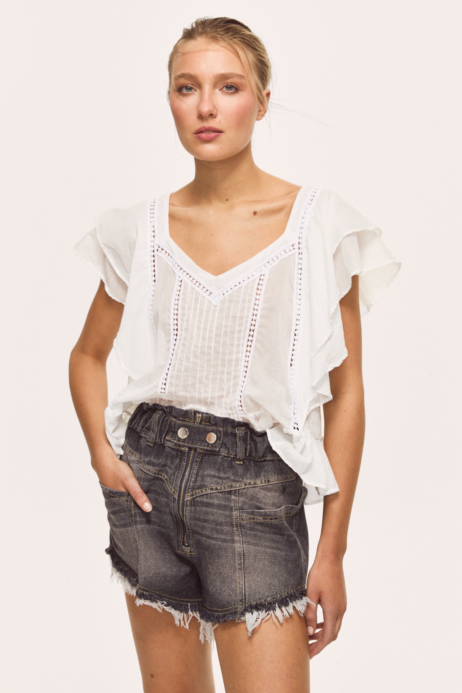 Blusa Taresa Blanco – Heidi Clair